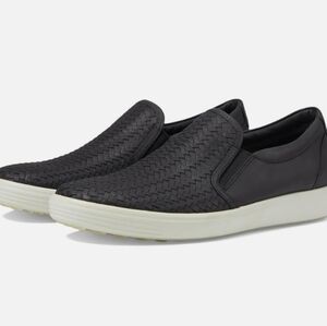 Ecco Mens Soft 7 Leather Loafer Sneakers shoes sz EUR 40/US 6